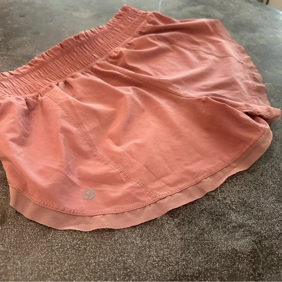 Lulu lemon Lululemon Anew Short 4" Quicksand mauve pink like new size 6 - Picture 9 of 15